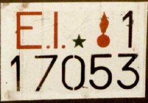 EI plate for armoured vehicle