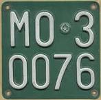 Agricultural vehicle plate