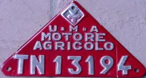 UMA plate