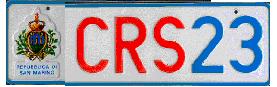 Red Cross plate from San Marino